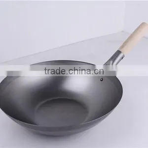 SGS Certificate Machine Made Coating Carbon Steel China Wok For Sale thumbnail-5