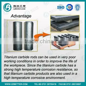 TiCN Based Cermet Rods/Titanium Carbide Rods for Crushing Hammer Use thumbnail-2