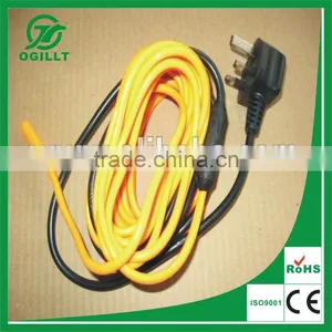 Hot Sale Yellow Color Soil Warming Cable With England Plug thumbnail-1