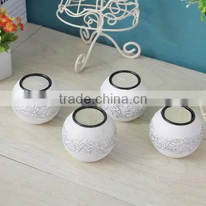 Wholesale Round Resin Candle Holder thumbnail-3
