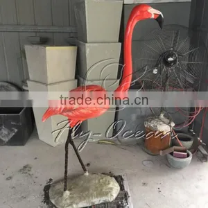 FO-FS08 Fiberglass Darden Decorative Flamingo Sculpture thumbnail-1