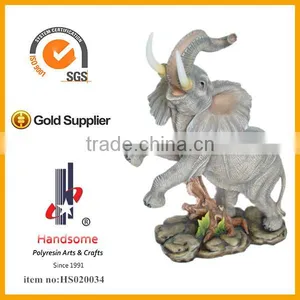 9.5"Elephant Tube Elephant Tube Party Statues thumbnail-2