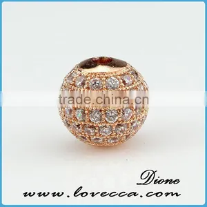 Supply Cooper Micropave Setting Pendant Gold Plating Jewelry Pendant for Weeding thumbnail-2