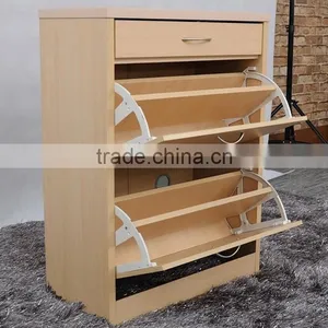 Fashion Rotating Wooden Shoe Cabinet or Rack thumbnail-1