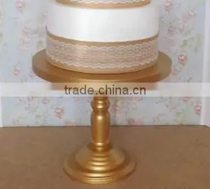 Golden Metal Cake Stand thumbnail-1