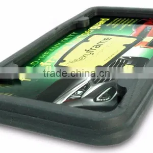 Car SUV Front Bumper Guard Anti-Collision License Plate Frame Protection Cover thumbnail-1