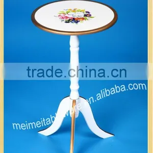 Wooden White Vase Stand thumbnail-1