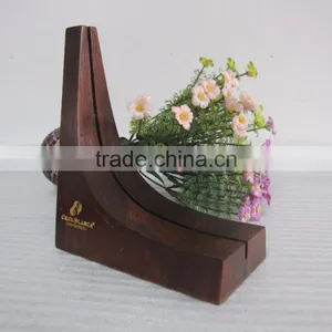 Wooden Business Card Holder Made From Natural Wood Suitable for Desk Decoration thumbnail-1