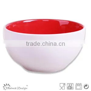 Stoneware Bowls With Purple White Color Dinnerware 5.5 Inch Stoneware Two-tone Color Bowls thumbnail-5