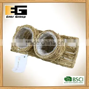 Woven Garden Flower Pot Basket thumbnail-5