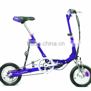 12 Inch Fashion Mini Folding Electric Bicycle Professional Tracking Bike thumbnail-2