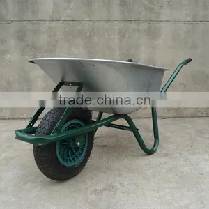 2016 Hot Selling One Wheel Zined Wheelbarrow for Wholesale Export thumbnail-1