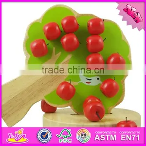 2016 New Design Children Toy Wooden Magnetic Apple Tree W01A091 thumbnail-3