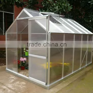 6x8ft Strong Frame Aluminum Green House for Home&garden thumbnail-1