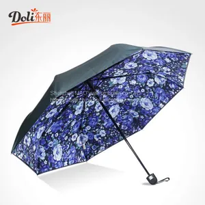 Manufacturer Direct Selling Double Solar Umbrella Top Selling Products Double Triple Folding Umbrella Rubber Paint thumbnail-4