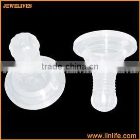 Baby Transparent Standard Silicone Feeding Bottle Nipple thumbnail-1