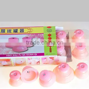 2016 Silicone Cupping Cups High Quality Durable Silicone Cupping Kit Wholesale Price Cupping Set 8 thumbnail-3