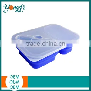 Collapsible Divided Lunch Box Pizza Crisper thumbnail-1