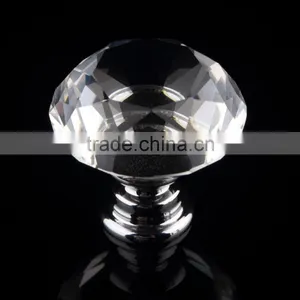 1pcs 30mm Diamond Crystal Glass Alloy Door Drawer Cabinet Wardrobe Pull Handle Knobs Drop Shipping Wholesale thumbnail-4