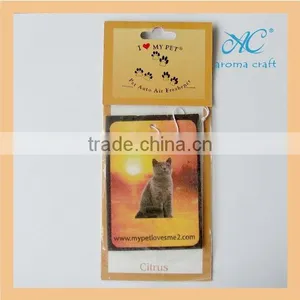 2015 OEM Design Best Seller Classical Type Tape Shaped Card Square Car Air Freshener thumbnail-5