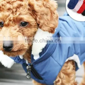 Fashion Zipper Design Adjustable Button Winter Dog Clothes thumbnail-1