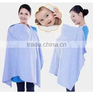 China Supplier Wholesale 100% Cotton Breastfeeding Covers thumbnail-1
