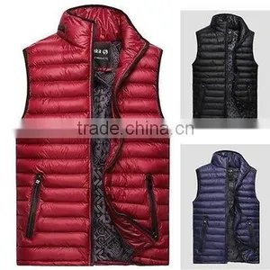 Mens Slim Padded Quilted Gilet thumbnail-3