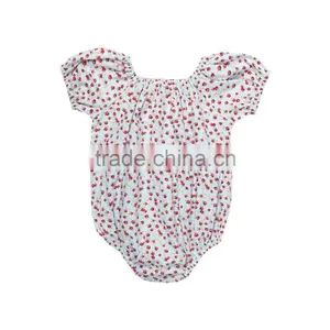 Boutique Baby Romper 2017 Wholesale Baby Girl Rompers Soft Design Baby Lace Ruffle Romper for Kids thumbnail-6