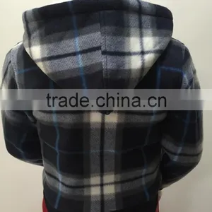 The Kid Style Black Shell With White Lining Cute Little Boys Jacket thumbnail-3