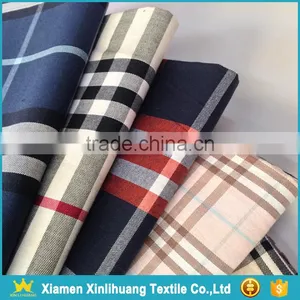 Competetive Price 40S 100% Cotton Yarn Dyed Scotland Shirting Fabric thumbnail-1