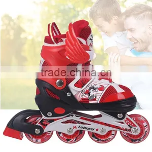Single-row 4 Wheel Roller Skate Shoes Quad Skating Sports thumbnail-1