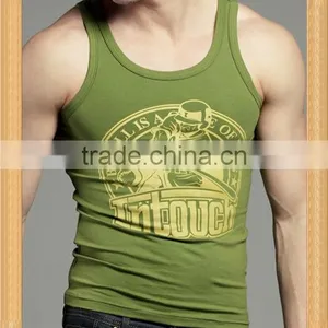 Good Quality Men Tank Top Printed Cheap Wholesale thumbnail-1