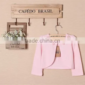 Neck With Green Bow Tie Spring / Summer Children Girls Coat Fashion 100% Cotton Newest Kids Coats Girls Coats thumbnail-3