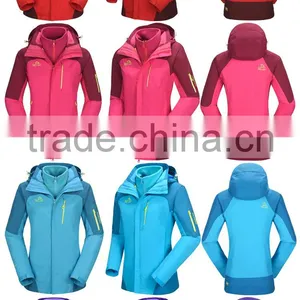 Women Outwear Sport Waterproof Breathable 3 in 1 Outdoor Jacket thumbnail-5