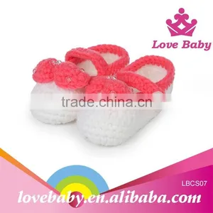 Kids Hand Made Crochet Shoes Baby Crochet Wool Shoes LBE4092742 thumbnail-5