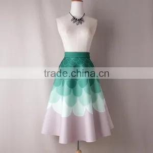 Z&M Latest Fashion Skirts High Waisted Long Skirt Mermaid Skirt thumbnail-2
