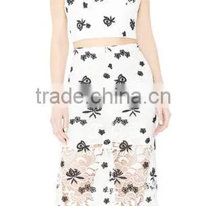 New Model Dress & Ladies Fashion New Design Suit Mature Ladies Party Lace Dress thumbnail-3