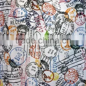 Stamps Pattern Chiffon Infinity Scarf, Circle Scarf, Long Scarf, Mother's Day Gift Ideas For Her, Spring - Summer - Fall - Winte thumbnail-4