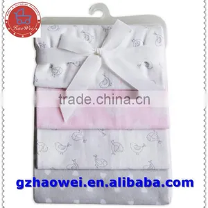 Floral Cotton Baby Receiving Blanket thumbnail-1