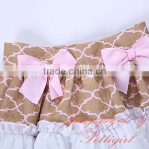 Girls Boutique Spanish Dress With Pink Bowknot Summer Wear thumbnail-5