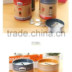 Metal Round Pig Bank/Piggy Coin Bank/Money Bank Box thumbnail-5