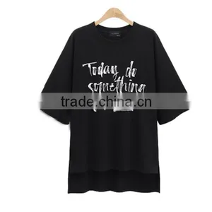 Europe and the United States Big Yards Loose Thin Half Sleeve Shirt Fat Younger Sister thumbnail-5