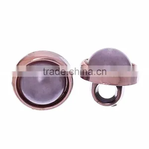 Wholesale Round Purple Pearl Imitation Resin Shank Button thumbnail-1
