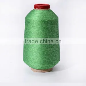 Green Metallic Yarn thumbnail-1