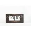 Extraordinary Wooden Retro Flip Down Clock Quartz Movements thumbnail-1