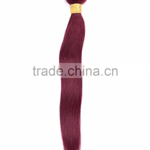 99j# Straight Wave Grade AAA Virgin Hair Brazilian Hair Sew in Weaves thumbnail-3