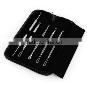 5 Pcs Blackhead Blemish Remover Kit/ Stainless Steel Skin Care Tools thumbnail-1