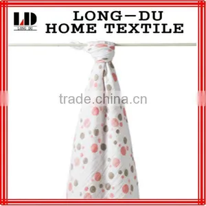 Cotton Grey Muslin Baby Throw thumbnail-1
