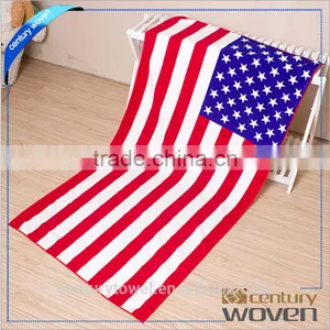 Velour Print Beach Towel/Microfiber Towel thumbnail-4