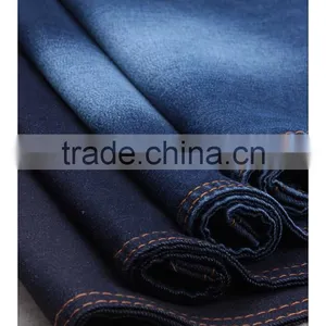 Denim Stocklot Men's Suit Fabric/Foshan Supplier Stretch Jean Fabric thumbnail-5